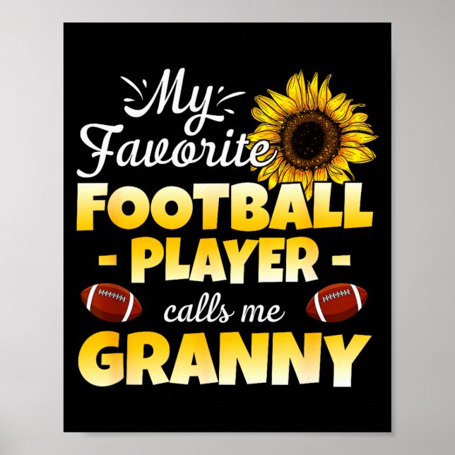 My Favorite Football Player Calls Me Granny  Poster (Front)