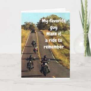 **MY FAVORITE GUY ** ENJOY "BIRTHDAY" CARD