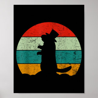 My Favorite Holiday Retro Groundhog Day Funny Wood Poster