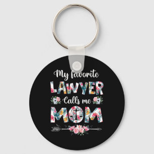 My Favorite Lawyer Calls Me Mom Key Ring