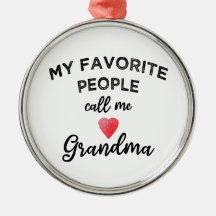 My Favorite People Call Me Grandma heart grandkids