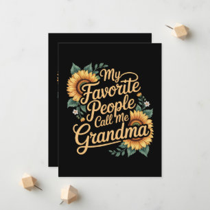 My Favorite People Call Me Grandma Mother's Day Announcement