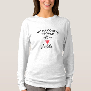 My Favorite People Call Me Jadda Grandma Arabic T-Shirt
