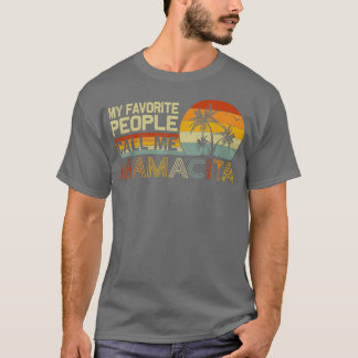 My Favorite People Call Me Mamacita Vintage Retro  T-Shirt