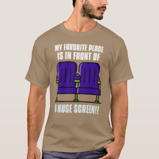 MY FAVORITE PLACE IS IN FRONT OF A HUGE SCREEN boy T-Shirt