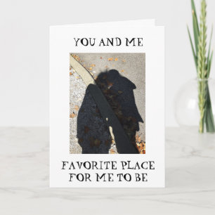 MY FAVORITE PLACE=YOU/ME FIRST ANNIVERSARY CARD