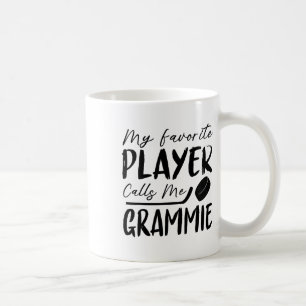 My Favorite Player Calls Me Grammie Hockey Player Coffee Mug