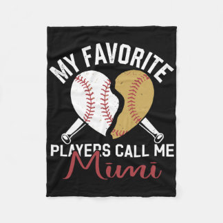 My Favorite Players Call Me Mimi Sell Softll  Fleece Blanket