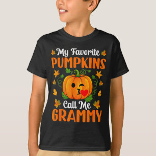 My Favorite Pumpkins Call Me Grammy Shirt Funny Ha