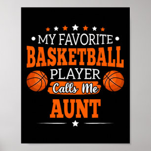 My Favorite Sketll Player Calls Me Aunt Poster