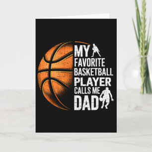 My Favorite Sketll Player Calls Me Dad Father's Da Card