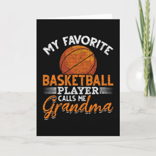 My Favorite Sketll Player Calls Me Grandma Sketll Card