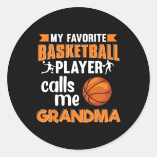My Favorite Sketll Player Calls Me Grandma Sketll Classic Round Sticker