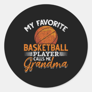 My Favorite Sketll Player Calls Me Grandma Sketll Classic Round Sticker