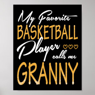 My Favorite Sketll Player Calls Me Granny Poster