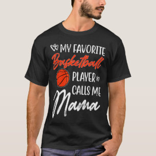 My Favorite Sketll Player Calls Me Mama Mother's D T-Shirt