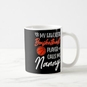 My Favorite Sketll Player Calls Me Nanny Funny Gif Coffee Mug