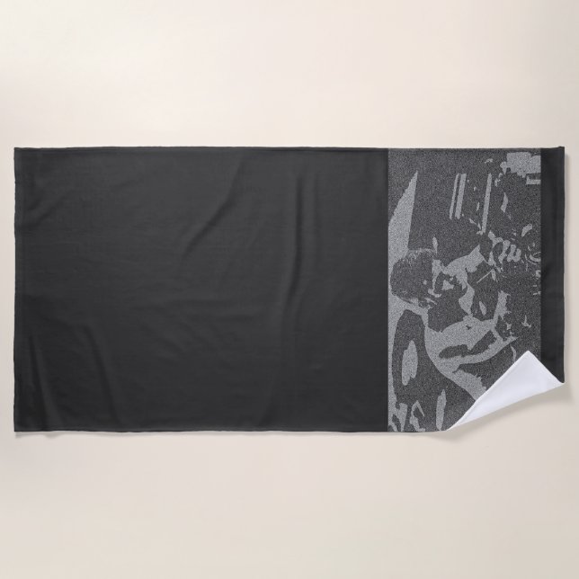 My Favorite Spinning Coach Beach Towel (Front)