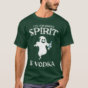 My Favorite Spirit Is Vodka Halloween Costume Tric T-Shirt