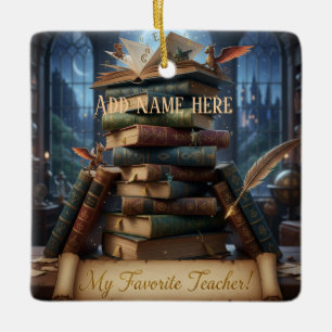 My Favorite Teacher - Personalized Keepsake  Ceramic Ornament