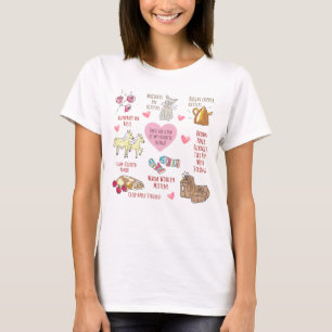 My Favorite Things Sound of Music Valentine Hearts T-Shirt
