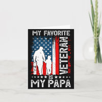 My Favorite Veteran Is My Papa Grandpa Thank You V