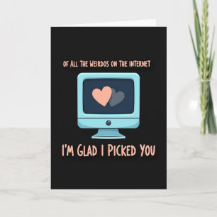 My Favorite Weirdo Love Card