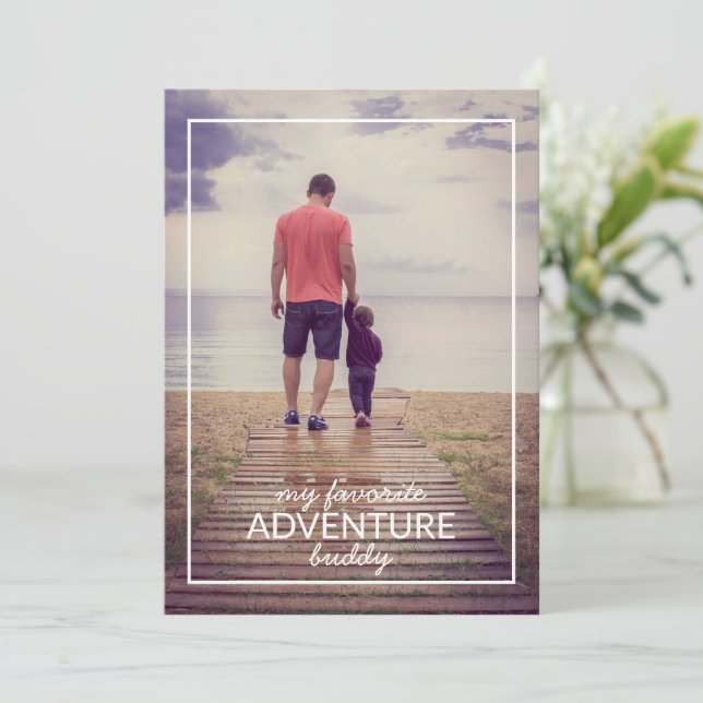 My Favourite Adventure Buddy Father's Day  (Standing Front)