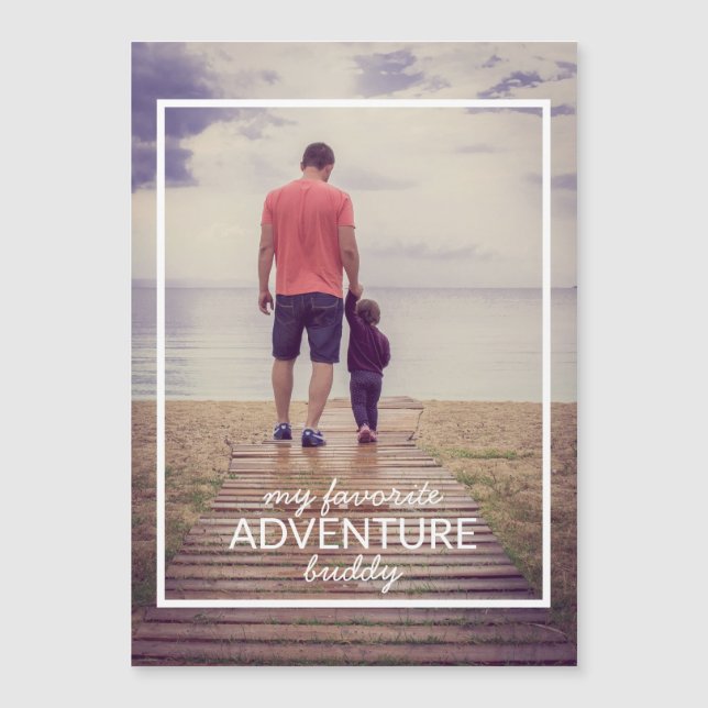 My Favourite Adventure Buddy Photo Father's Day (Front)