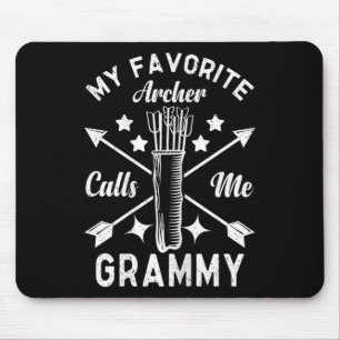 My Favourite Archer Calls Me Grammy Bow Hunting Ar Mouse Mat