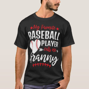 My Favourite Baseball Player Call Me Granny T-Shirt