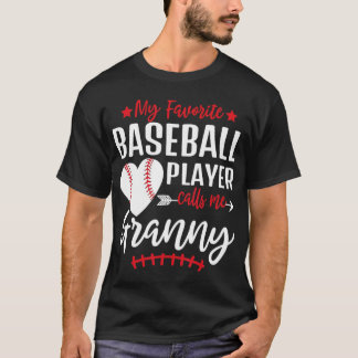 My Favourite Baseball Player Call Me Granny T-Shirt