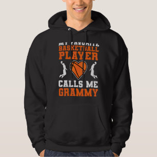 My Favourite Basketball Player Calls Me Grammy Mot Hoodie