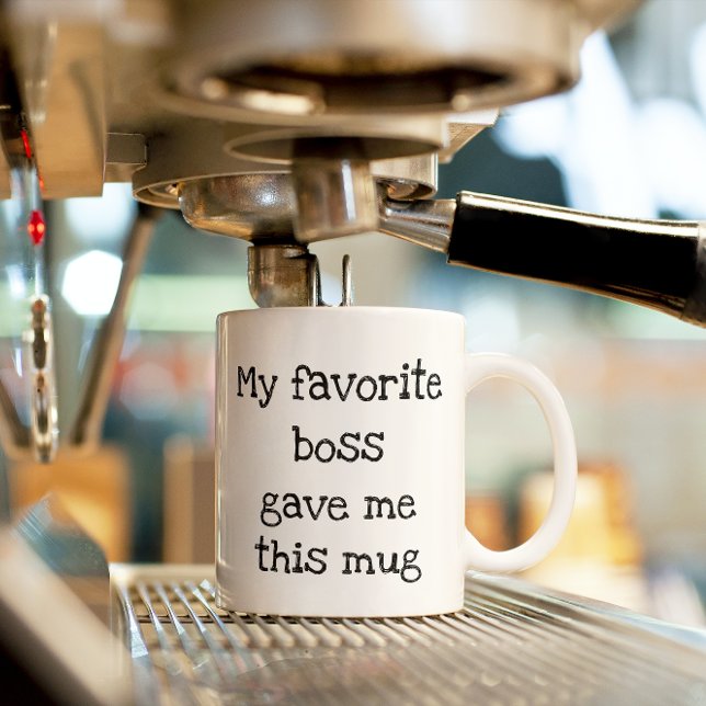 My Favourite Boss Gave me Mug Work Gift  (Creator Uploaded)