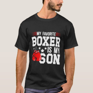 My Favourite Boxer Is My Son Boxing Dad Boxing Fat T-Shirt