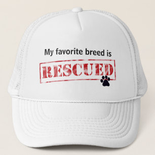 My Favourite Breed Is Rescued Trucker Hat