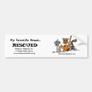 My favourite Breed....., RESCUED Bumper Sticker