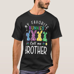 My Favourite Bunnies Call Me Brother Bunny Egg Leo T-Shirt