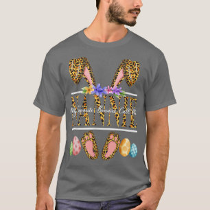 My Favourite Bunnies Call Me Nannie Happy Easter D T-Shirt