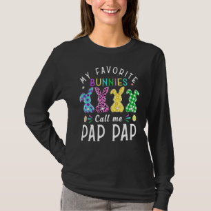My Favourite Bunnies Call Me Pap Pap Bunny Egg Leo T-Shirt