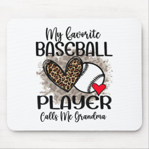 My Favourite Bysebyll Player Calls Me Grandma Funn Mouse Mat