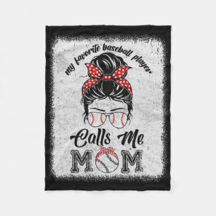 My Favourite Bysebyll Player Calls Me Mum Bysebyll Fleece Blanket