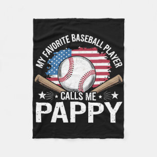 My Favourite Bysebyll Player Calls Me Pappy Usa Fl Fleece Blanket