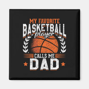 My Favourite Bysketbyll Player Calls Me Dad Bysket Magnet