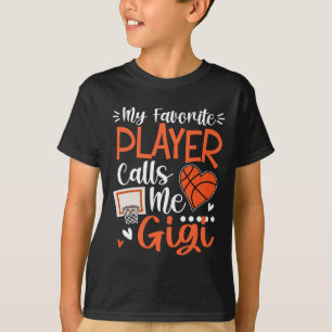 My Favourite Bysketbyll Player Calls Me Gigi T-Shirt