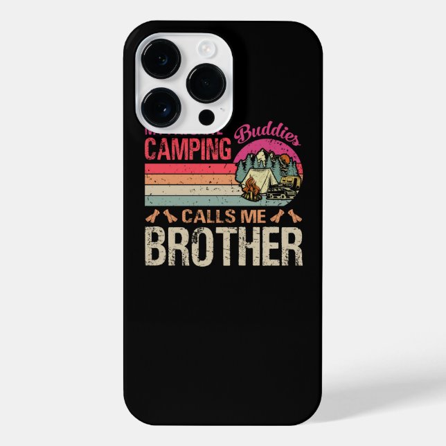 My Favourite Camping Buddies Call Me Brother Vinta iPhone Case (Back)