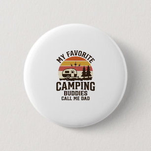 My Favourite Camping Buddies Call Me Dad Vector De 6 Cm Round Badge