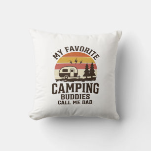 My Favourite Camping Buddies Call Me Dad Vector De Cushion