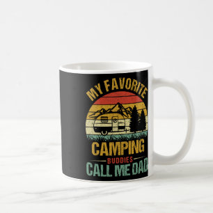 My Favourite Camping Buddies Call Me Dad Vintage F Coffee Mug