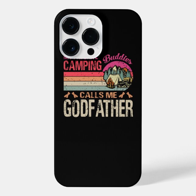 My Favourite Camping Buddies Call Me Godfather Vin iPhone Case (Back)
